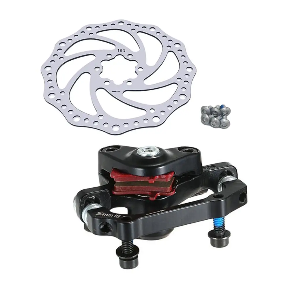 Mountain Bike Road Bike Bicycle Aluminum Alloy Mechanical Disc Brake Set Front & Rear Include 1pc 160mm Centerline Rotor