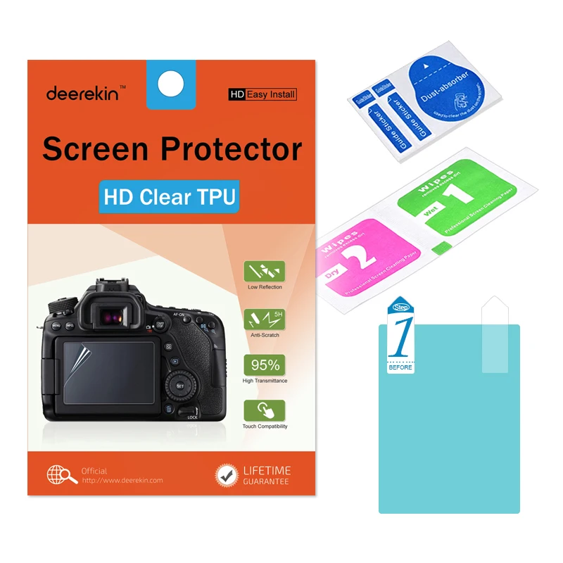 Deerekin HD Soft TPU Screen Protector for Retrogame RS-97 Retro Game RS97 Machine