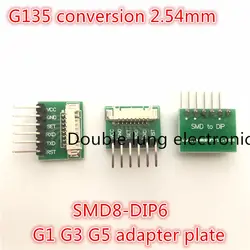 The adapter 8Pin 1.25mm for PM2.5 sensor PMS1003 PMS3003 PMS5003 G135 to 2.54mm 1x4Pin