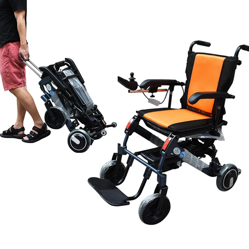 Cheapest Ultralight Folding Handicapped Portable Electric Wheelchair For Disable,Elderly