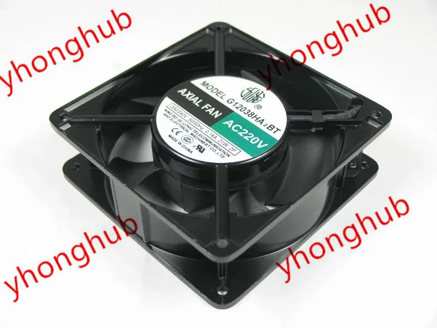 

AXIAL FAN G12038HA2BT AC 220V 0.14A Server Cooling Fan