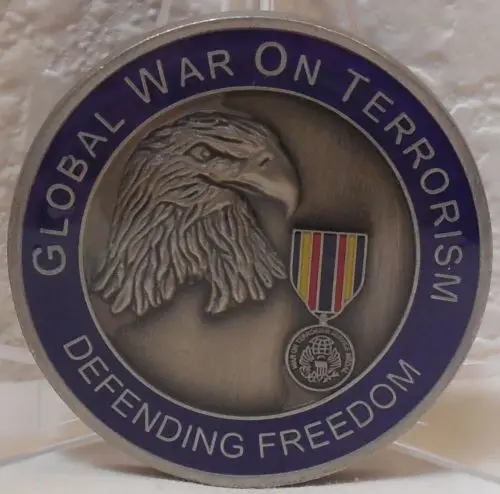 Global War on Terrorism Service Medal High quality global war on terrorism expeditionary medal Challenge Coin