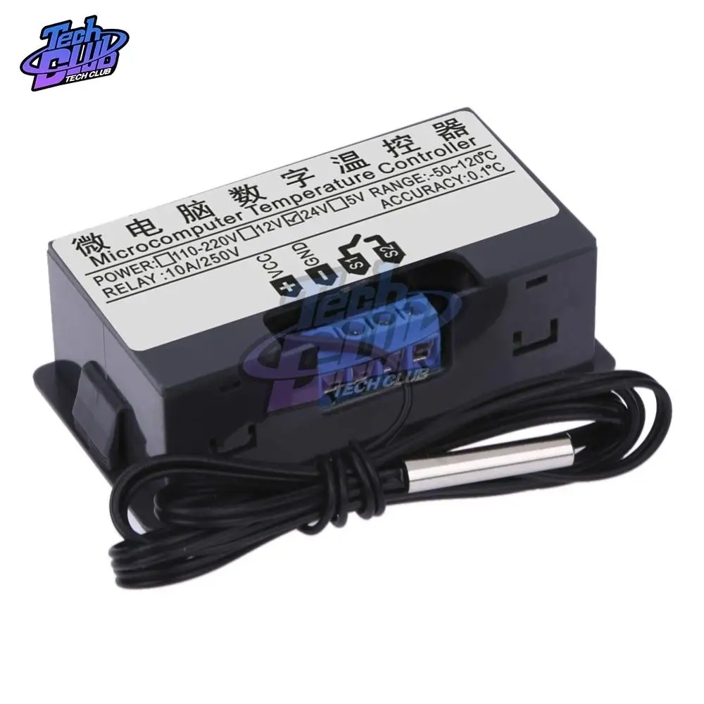 W3230 12V 24V AC110-220V 20A controllo digitale della temperatura Display a LED termostato regolatore strumento di controllo del calore/raffreddamento