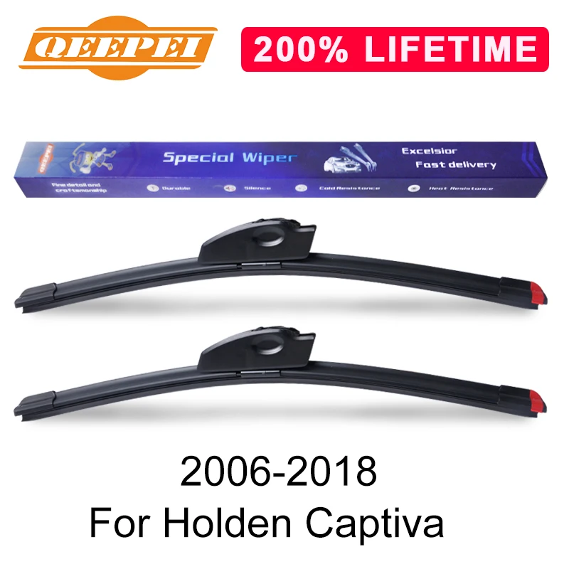 

QEEPEI Replace Wiper Blade For Holden Captiva 2006-2018 Silicone Rubber Windshield Windscreen Wiper Auto Car Accessories