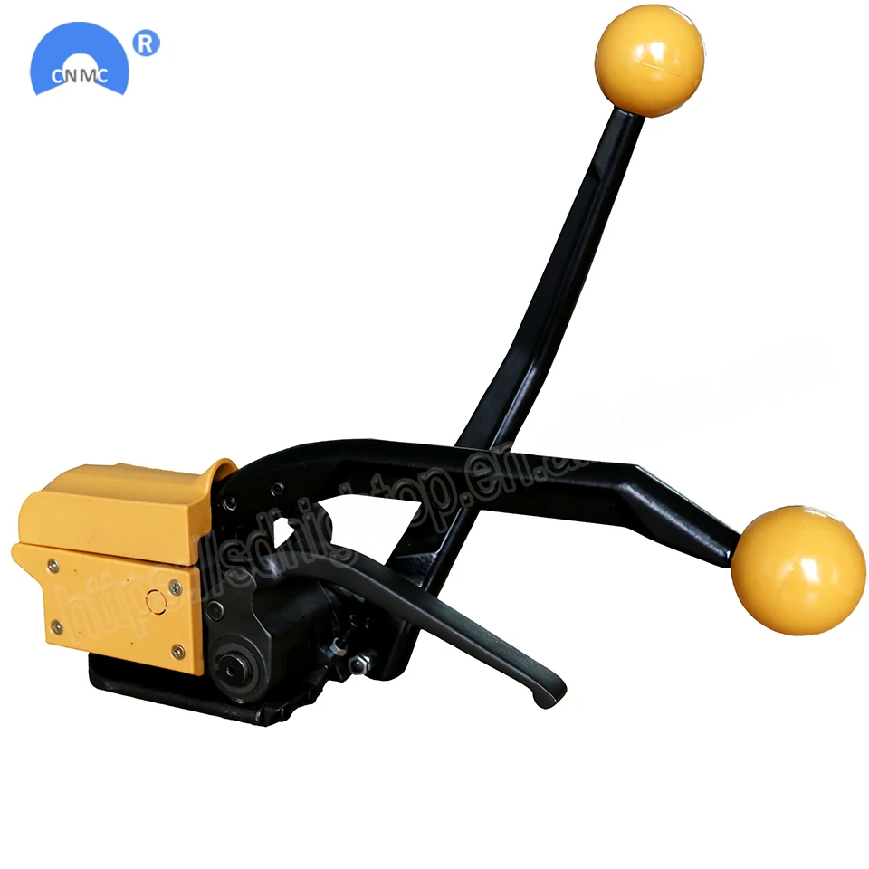 Manual steel strapping tool A333 buckle free Sealless Handheld steel strapping machine for 13/16/19 mm steel strip strap