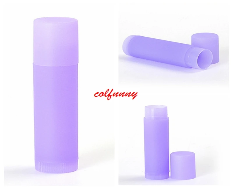 1000 pz/lotto Trasporto Veloce di colore misto Vuoto LIP BALM Tubi Contenitori Trasparenti fai da te Rossetto modo freddo lip tubi