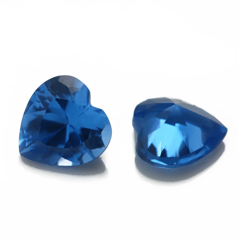 Synthetische Spinellsteine im Blauherz-Schliff, 3x3mm bis 10x10mm, lose Edelsteine 106 # 109 # 112 # 113 # 114 # 120 # Farbe für Schmuckherstellung – Detail 6