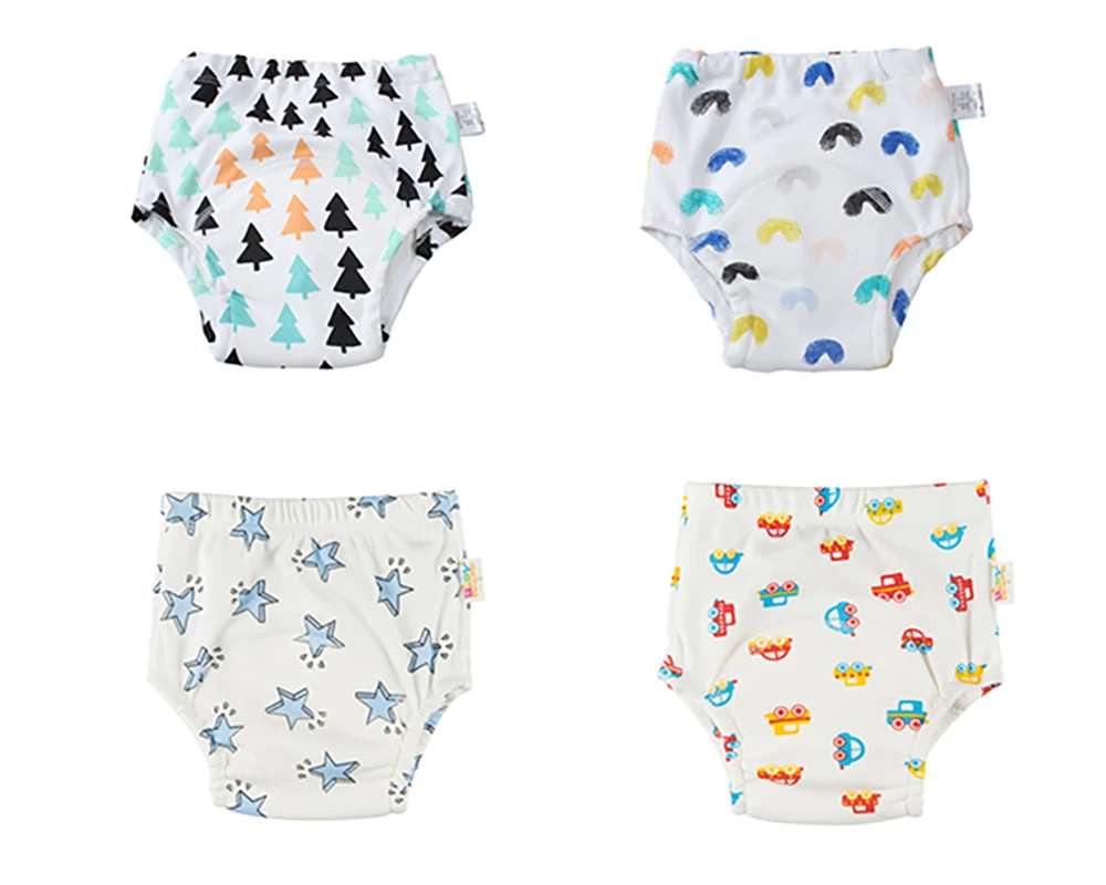 [ 4pcs /Set] My Pick Newest Baby Cotton Training Pants PottyTrainers Baby Underwears Wholesale Price