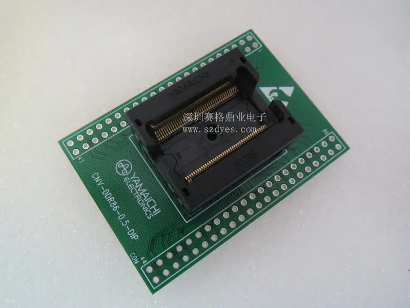 

CNV-DDR86-0.5-DIP TSOP86/DIP SSOP86 DDR Burn-in Socket gold plating IC testing seat Test Socket test bench