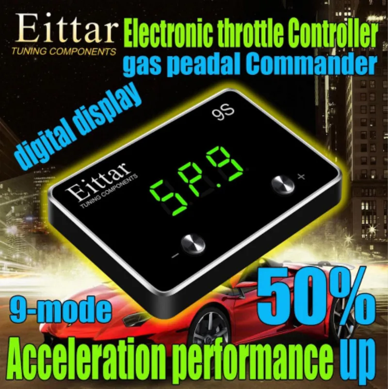 Automobile Electronic Throttle Controller Gas Pedal Booster Accelerator Commander 9-Mode For Chevrolet Tahoe 2007+