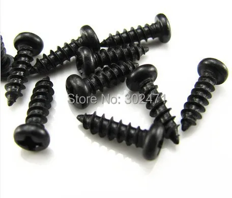 HOT SALE!! 300pcs/ cctv  Camera screws, Round head PA1.7 * 8mm