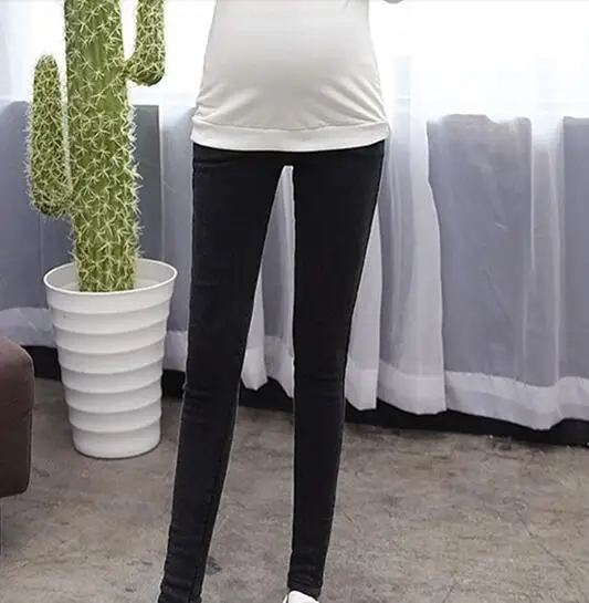 Pregnant women pants autumn and spring thickening plus velvet pregnant women warm pants pregnant women abdominal pants