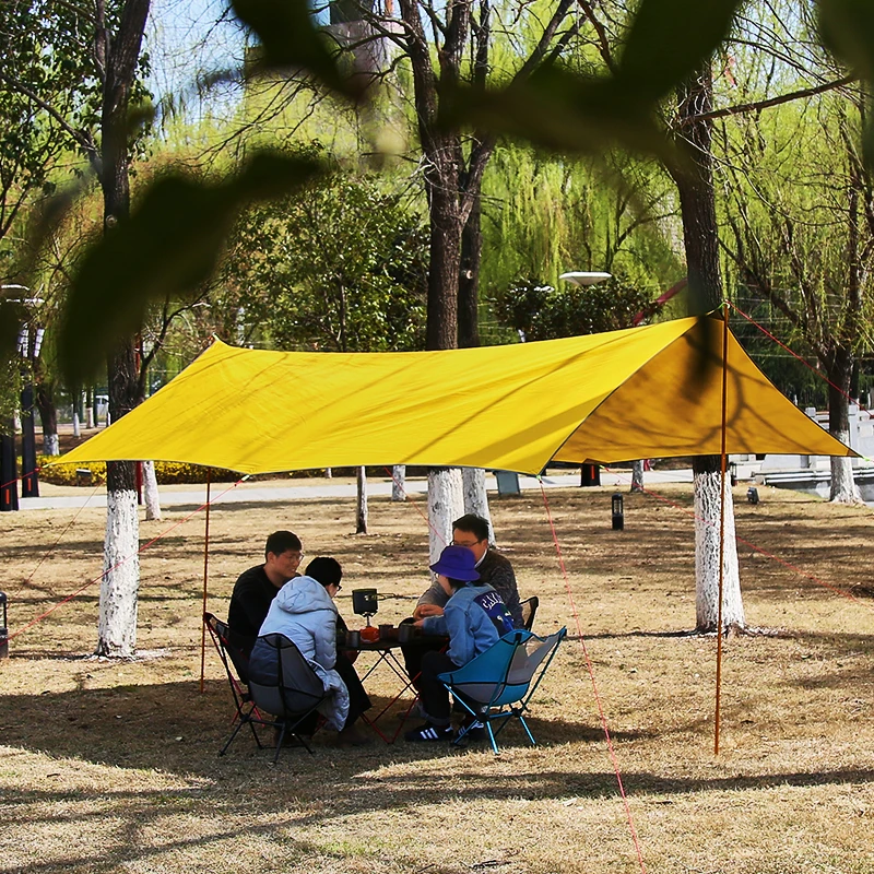 Imagem -04 - Asta Engrenagem Sun-sombreamento à Prova Impermeável Água ao ar Livre Toldo Toldo Toldo Toldo Sol Abrigo Ultraleve Acampamento Pára-sol Praia Tenda