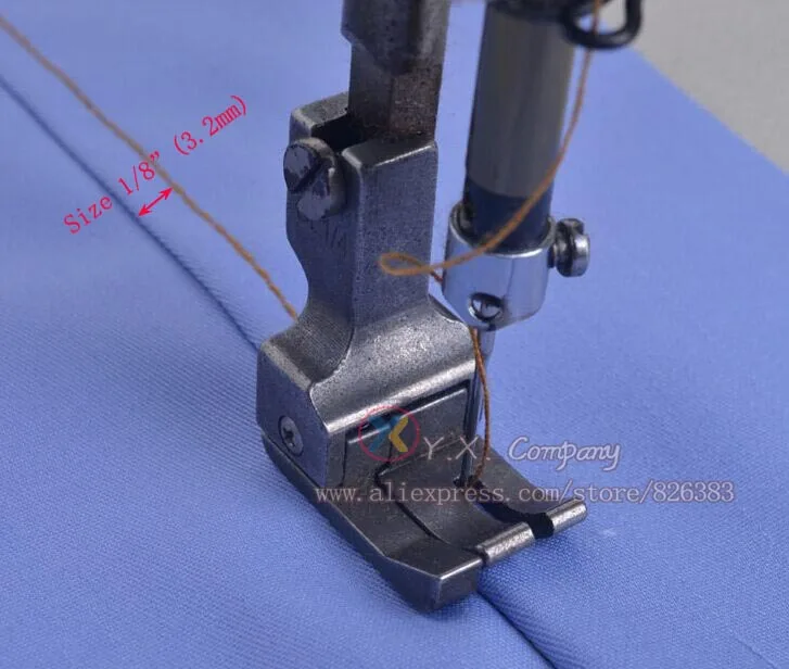 1 piece iron LEFT & WIDE presser foot for Industrial sewing machine , many sizes for choosing.