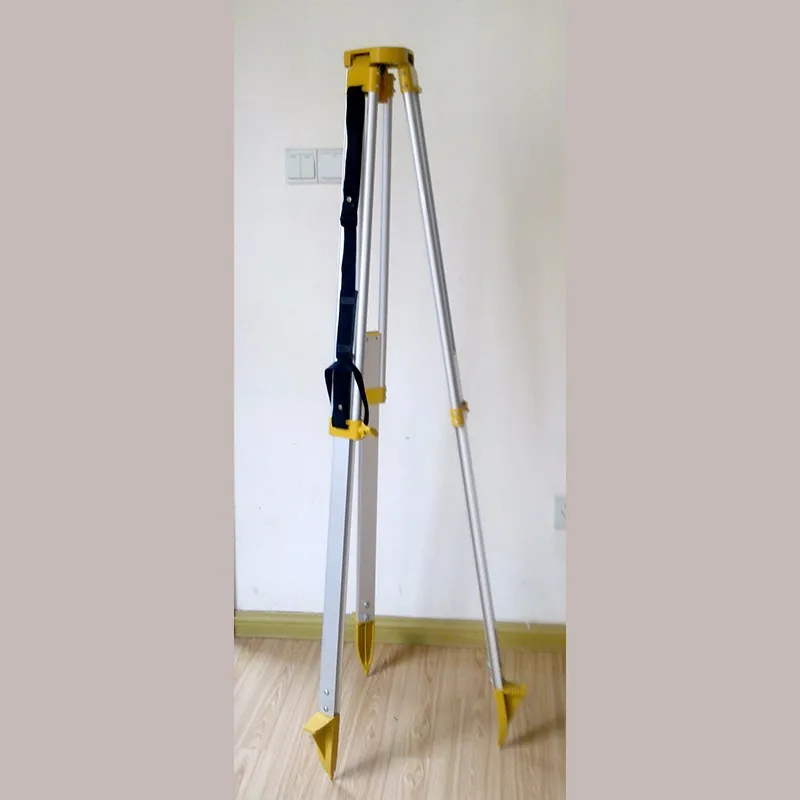 Screw Lock Telescopic professional surverying & mapping Aluminum Tripod for Theodolite