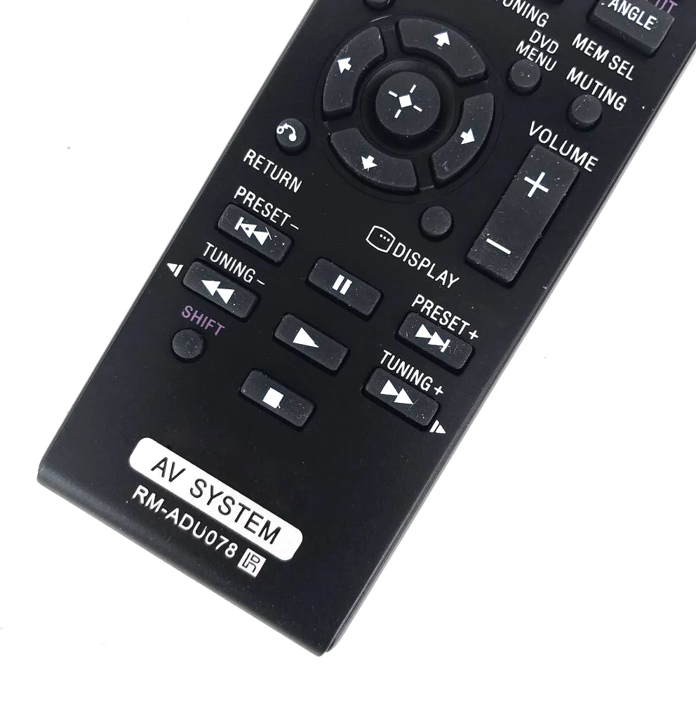 Nova Substituição Para Sony RM-ADU078 Audio/Video Receiver Controle Remoto DAVDZ170 DAVDZ175 HBDDZ171 DAVDZ171 HBDDZ170 HBDDZ175