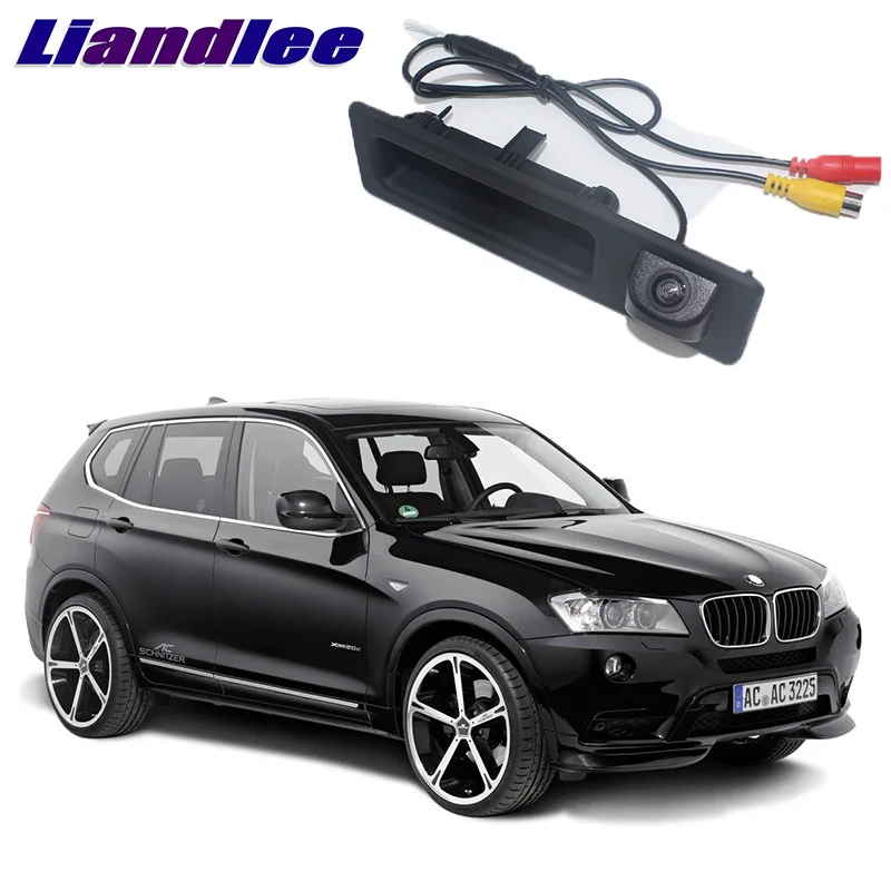 

LiandLee Car Trunk Handle Rear View Reversing Parking Camera For BMW X3 F25 2010~2017