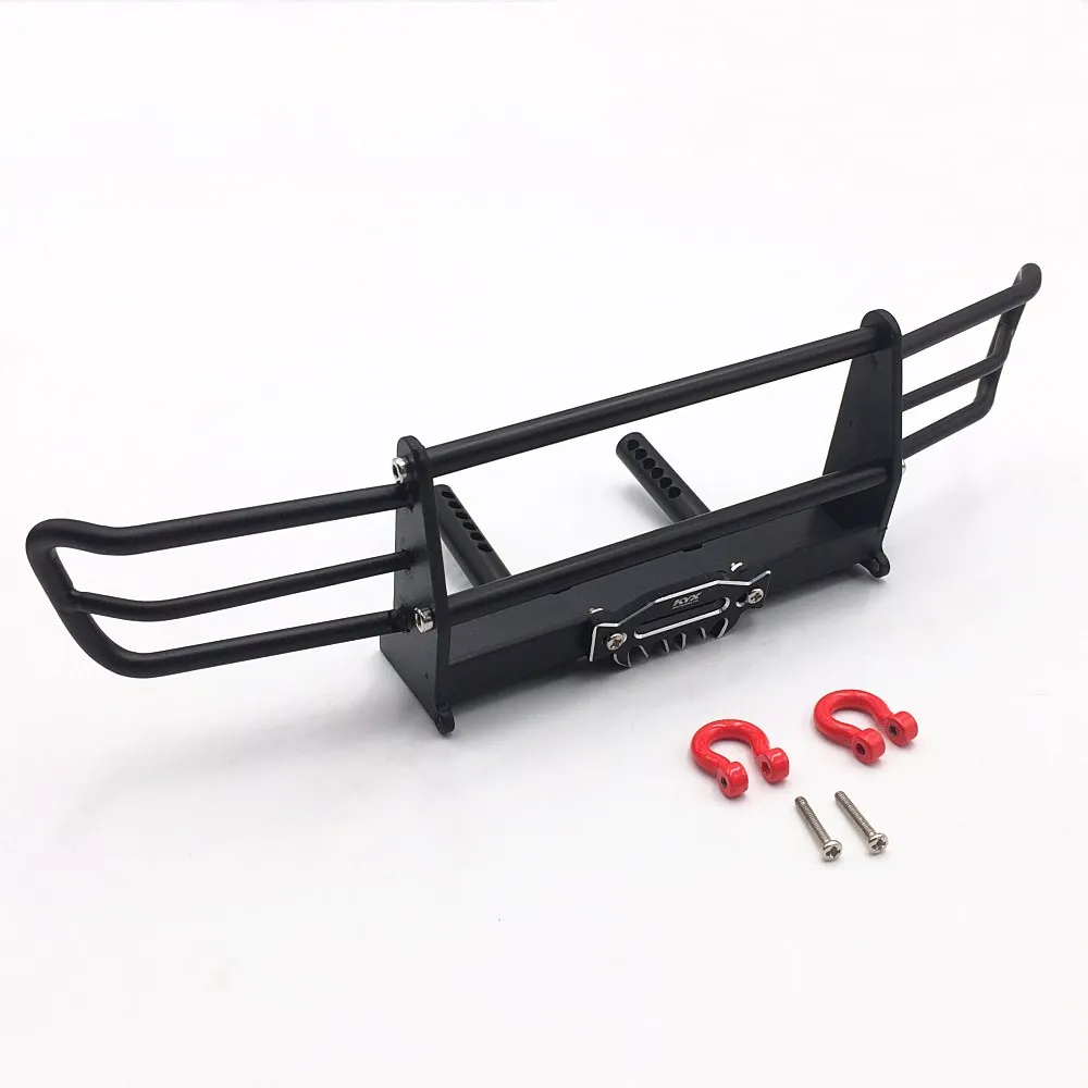 

KYX Racing Metal Front Bumper 1/10 1/10 RC Crawler Car Axial SCX10 90046 Traxxas TRX-4 TRX4