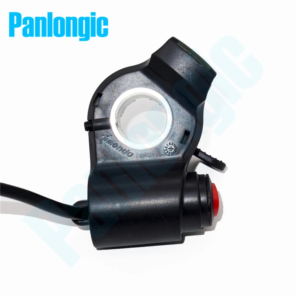 Panlongic Electric Bicycle E-bike Scooter Thumb Twist Hall Throttle with Three Speed Switch + Voltmeter