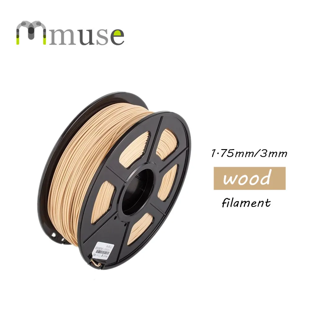 

1KG Wood Filament 1.75mm & 3mm 3D Printer Filament, Wood PLA 3D Printing Consumables Material