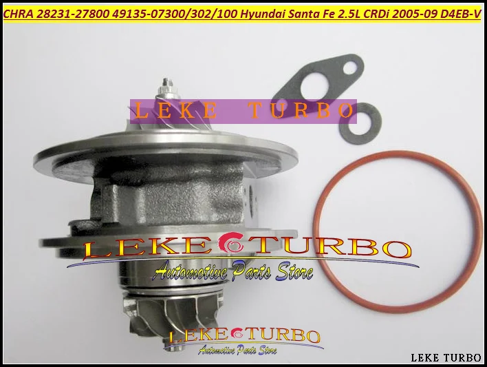 Turbo Cartridge CHRA Core TF035 28231-27800 49135-07301 49135-07302 Turbocharger  For HYUNDAI Santa Fe CRDi 05- D4EB D4EB-V 2.2L