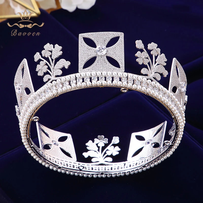 

Royal Diana Princess Full Zircon Bride Tiaras Crystals Zircon Bridal Crowns Tocado Novia Headband Wedding Hair Accessories