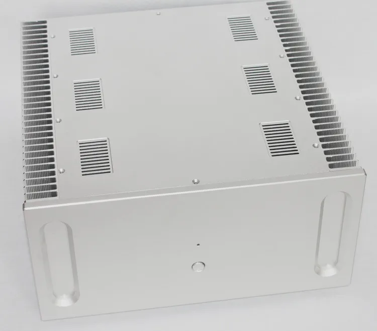 WA112 Aluminum enclosure Preamp chassis Power amplifier case/box size 412*413*200mm