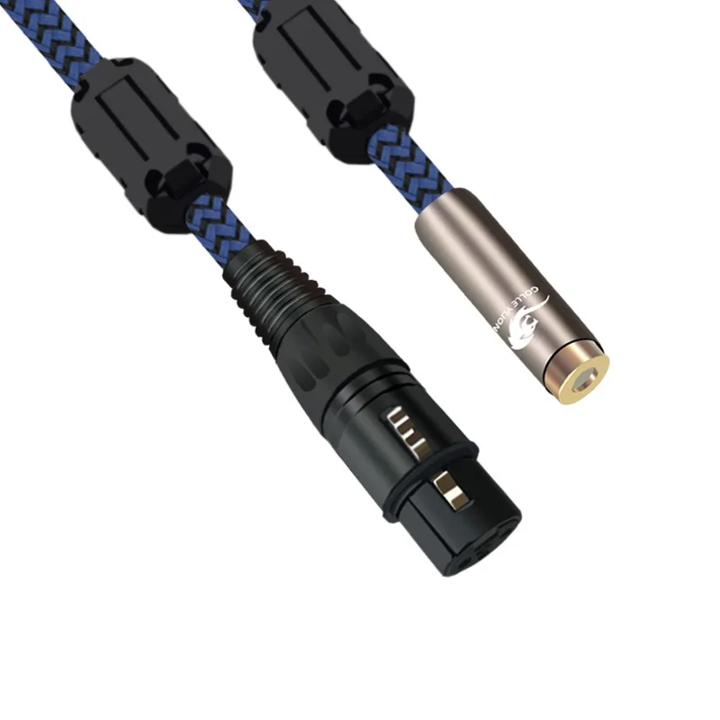 

3Pin jack XLR female to RCA female Audio Cable Mixer Consoles Microphones Amplifier Cord 1m 2m 3m 5m 8m