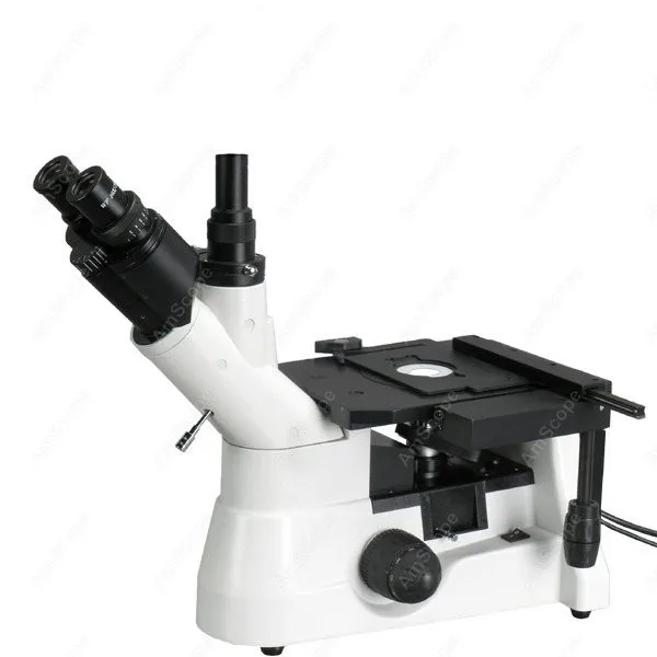 Metallurgical Inverted Microscope--AmScope Supplies 40X-400X Super Widefield Polarizing Metallurgical Inverted Microscope