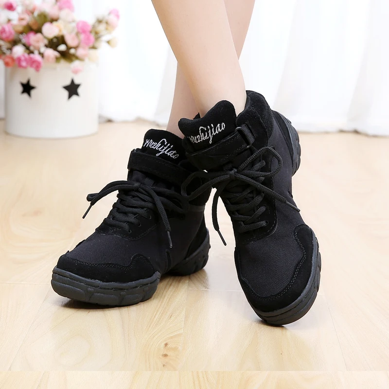 New Brand Women\'s Men\'s Canvas Modern Dance Jazz Shoes Hip Hop Dance Sneakers Shoes Dance Practice Shoes Discount