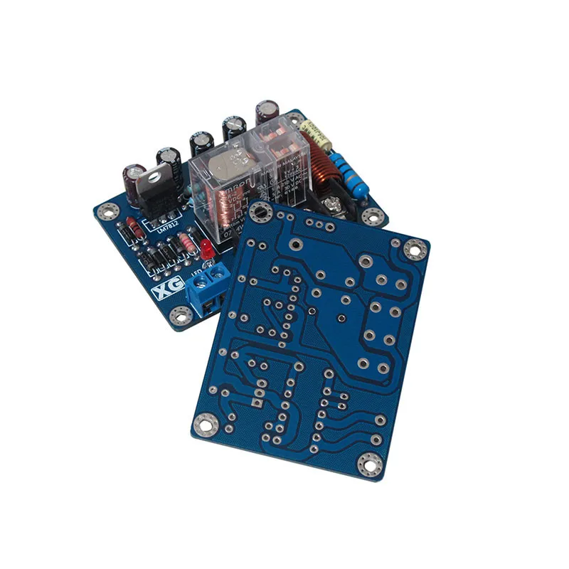 2 PCS UPC1237 C1237 / ST L7812CV mono Loudspeaker Protection Board Mirror Symmetry Circuit Assembled Board