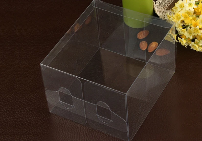 100pcs 10*15*20cm clear plastic pvc box packing boxes for gifts/chocolate/candy/cosmetic/crafts square transparent pvc Box diy