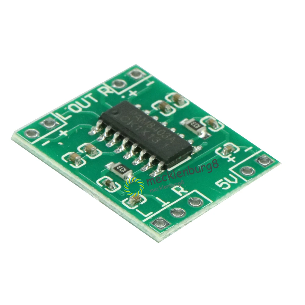 10Pcs/Lot 2.5-5V Miniture Mini Digital Amplifier Board 2x3W PAM8403 Class D Stereo Speaker AMP Module USB Power Supply 2.5 To 5V