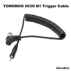 LS-2.5 Shutter CABLE YongNuo RF-603 N1 Wireless Flash Trigger Cable for Nikon D800 D800E D3 D4 D2X D2H D1H D1X D700 D300
