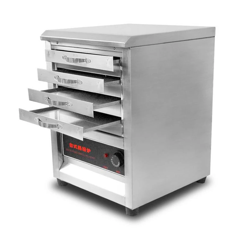 4 Layer Electric Bun Steamer Rice Roll Machine Vermicelli Roll Stainless Steel Breakfast Bread Steamer Machine Equipment