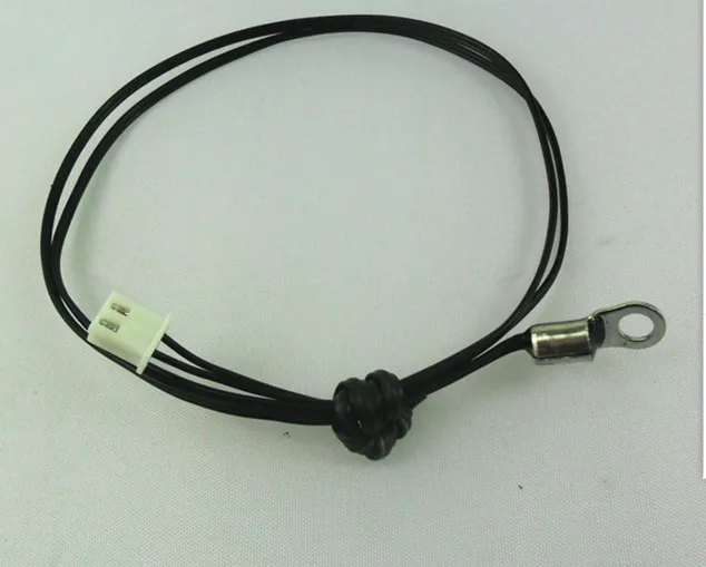 Fast Free ship 100pcs/lot Temperature sensor copper ring 4.2MM 10K 5% 3435 cable 500MM with 2.54 terminal NTC thermistor