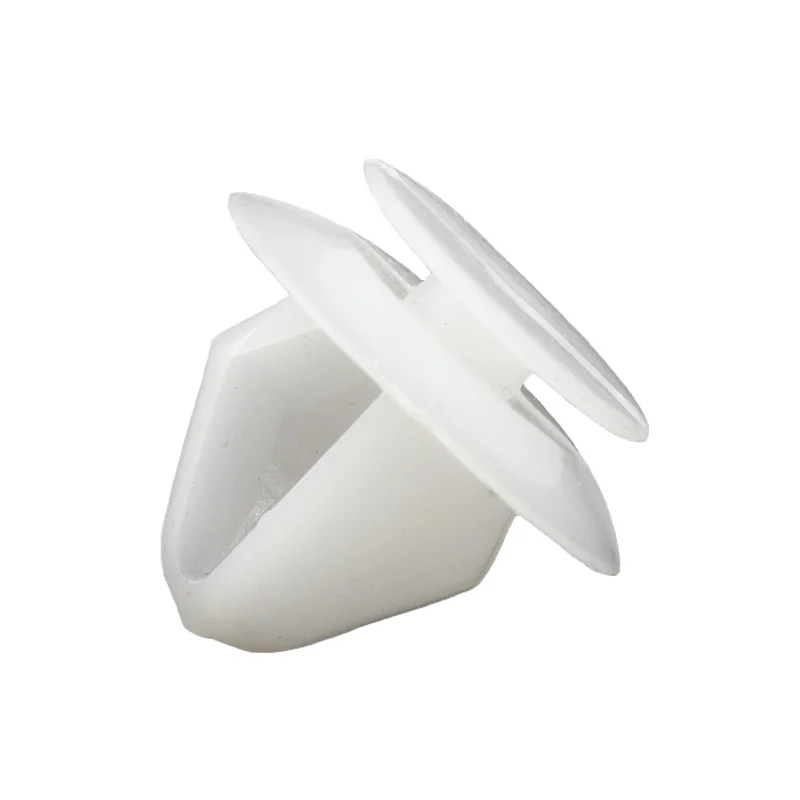 KE LI MI 50x White Plastic Interior Door Board Moulding Fastener Clips for Auto Vehicles Peugeot Citroen