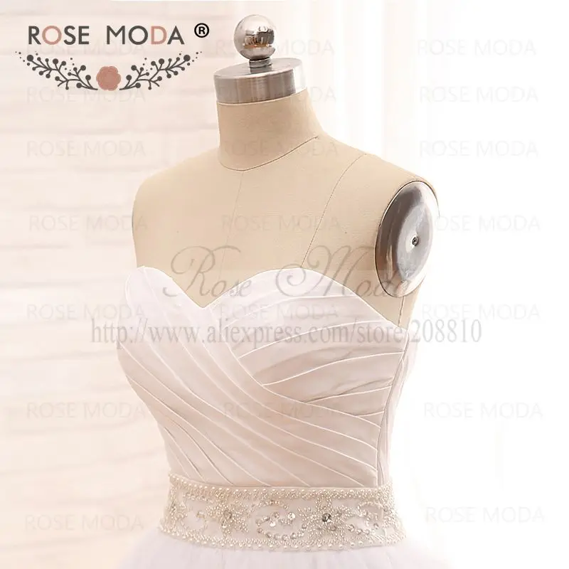 Rosa moda princesa vestidos de casamento foto real