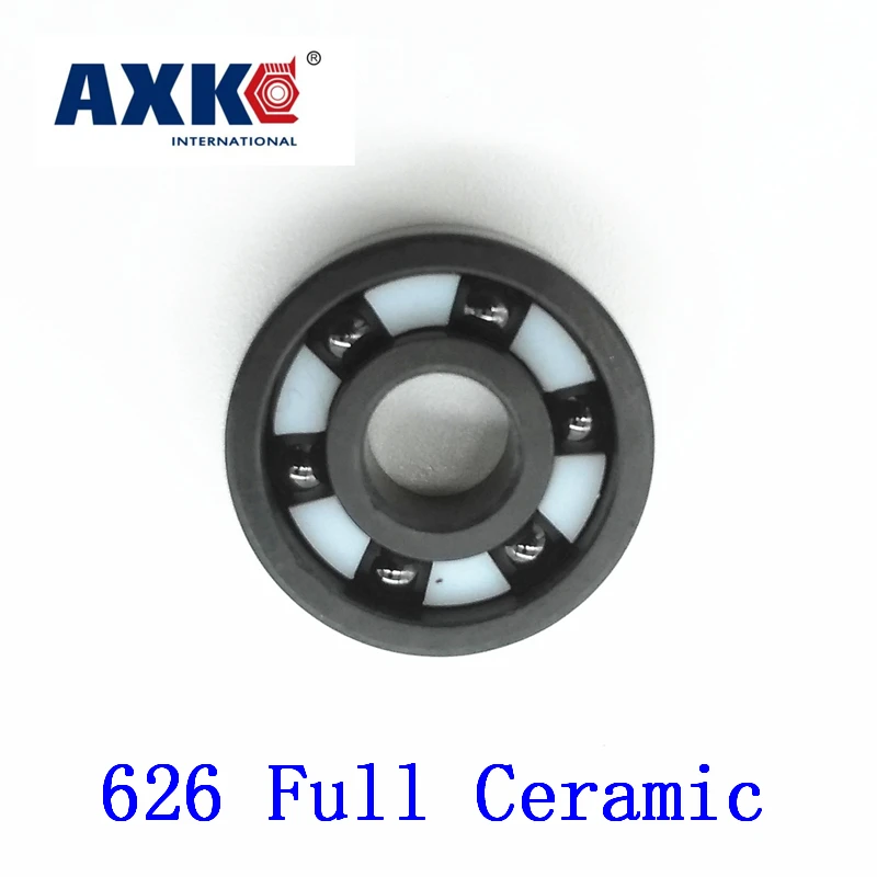 2023 Limited Rodamientos Axk 626 Full Ceramic Bearing ( 1 Pc ) 6*19*6 Mm Si3n4 Material 626ce All Silicon Nitride Ball Bearings