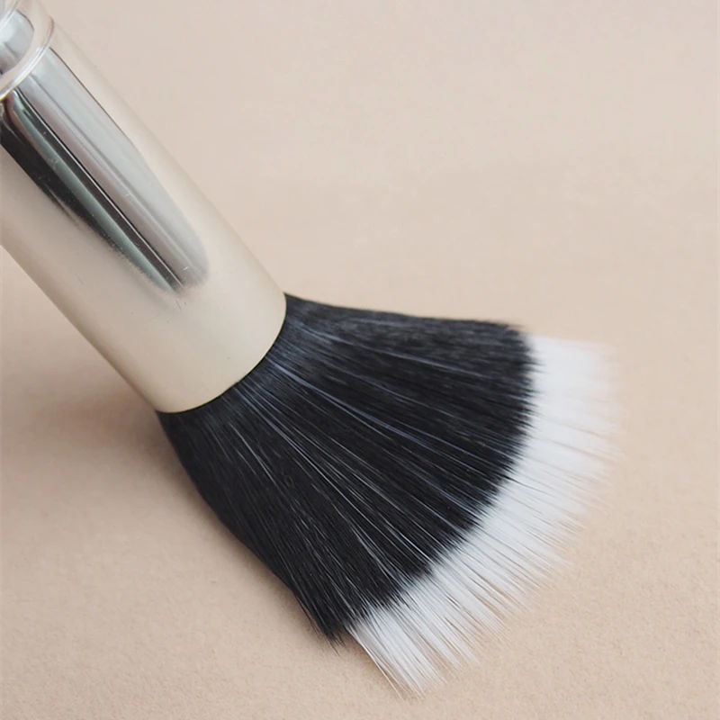 High Quality #187 Air Blusher Brush Double Layer Soft Makeup Brush For Compact Loose Powder Fan Brush Finish Makeup Brush