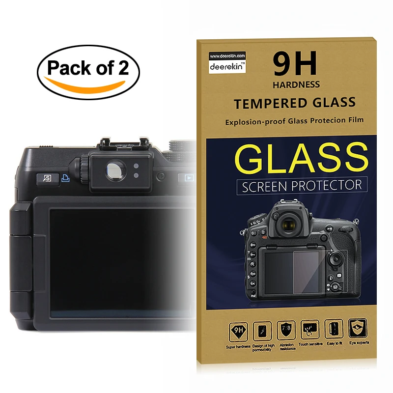 캐논 파워 샷 G1 X / G1X 마크 II / G1X 마크 III 디지털 카메라에 대 한 2X 자기-접착제 0.25mm 유리 LCD 화면 보호기