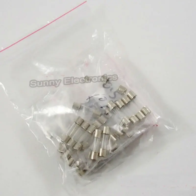 10 value 50PCS 250V Fast Blow Glass Fuse 6mm x 30mm Assortment Kit 0.5A 1A 2A 3A 5A 8A 10A 15A 20A 25A