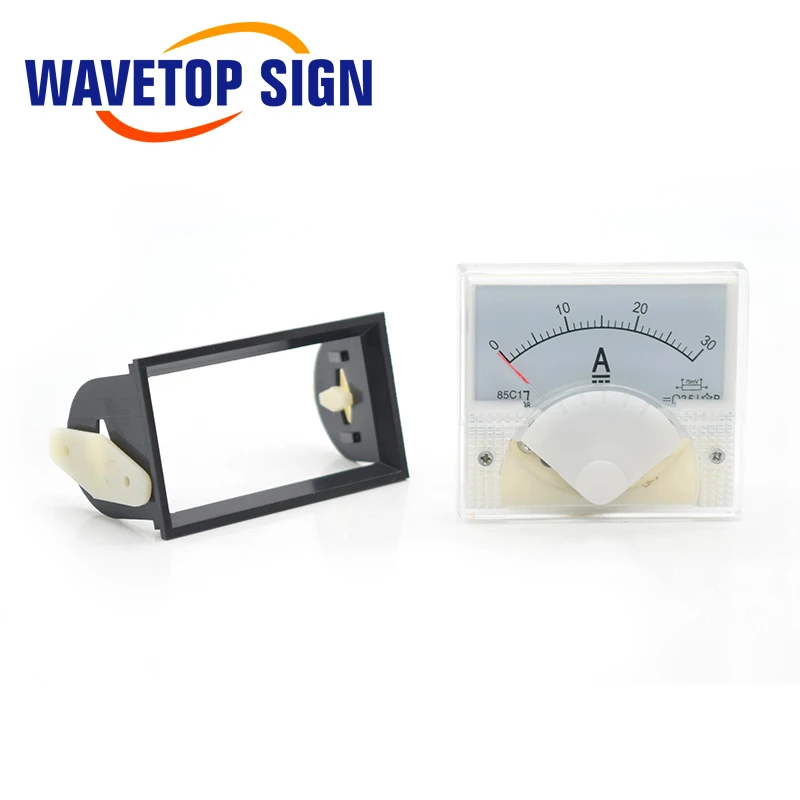 WaveTopSign 30mA 50mA 100mA 500mA Amperometro 85C17 Analogico Amp Misuratore di corrente per macchina da taglio per incisione laser CO2