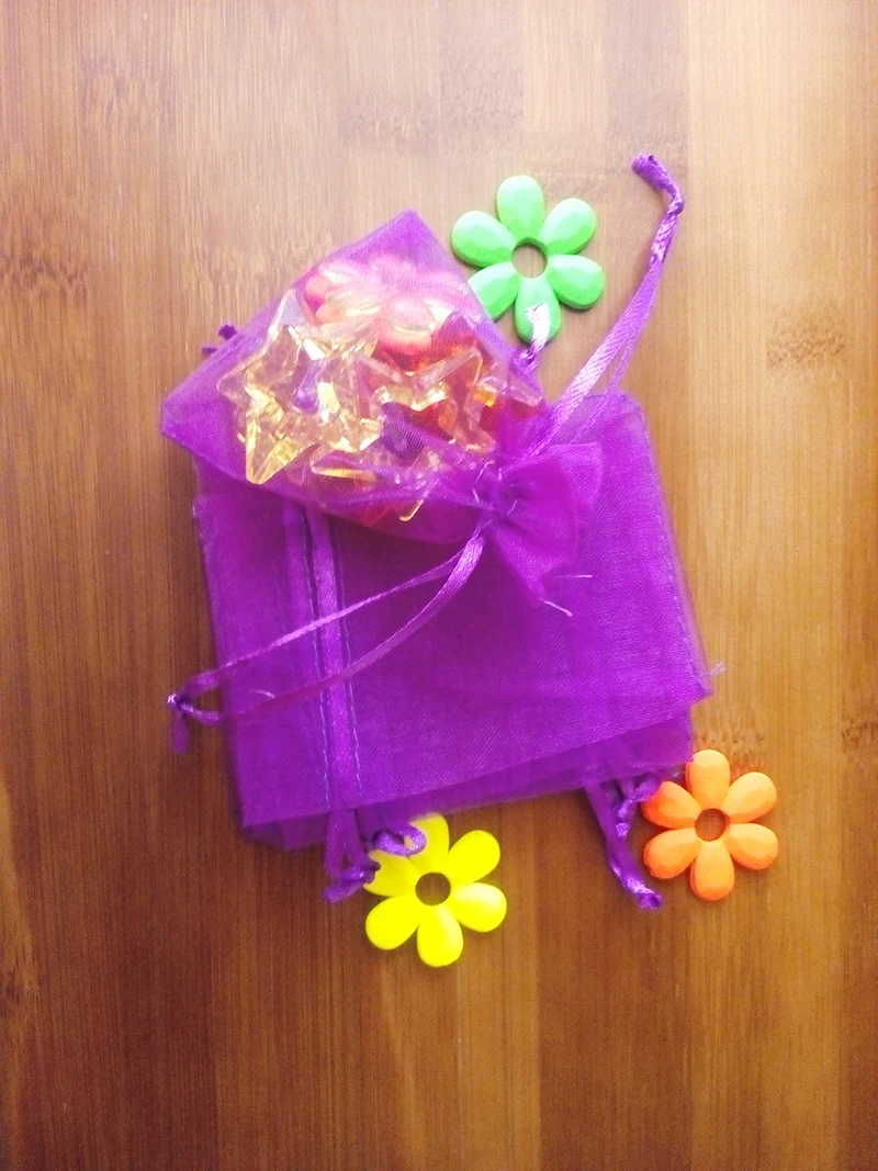 

7*9cm 2000pcs Organza Bag christmas Dark purple Drawstring bag jewelry packaging bags for gift/candy/wedding/party Yarn bag