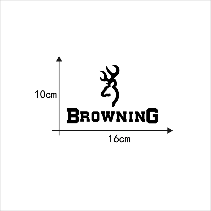 Browning Body Deer Stickers Cool Vinyl Car Sticker