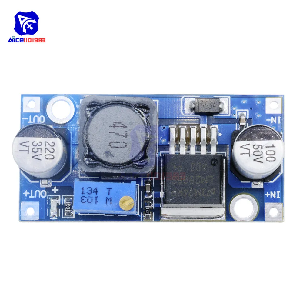 LM2596 DIP/SMD DC-DC-Abwärtswandler Step-Down-Stromversorgungsmodul Ausgang DC 4 -35V zu DC 1.23 -30V 3A Spannungsregler – Detail 9