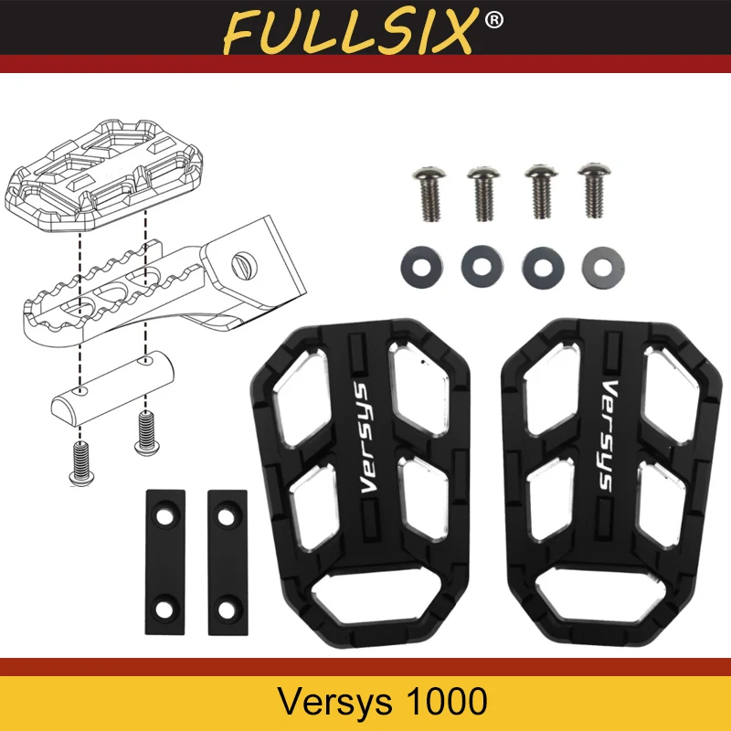 

Motorcycle Accessories FOR KAWASAKI Versys 1000 2012-2019 CNC Aluminum Alloy Widened Pedals