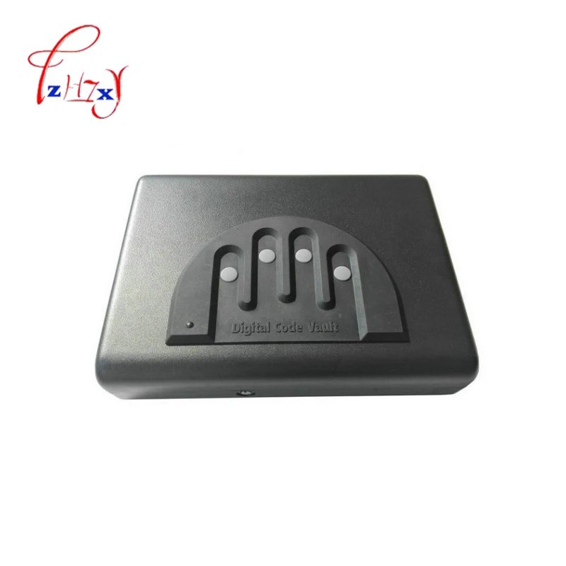 

Protable Password Safe Box Solid Steel Security Combination Lock Key Gun Money Valuables Jewelry Box Security Strongbox