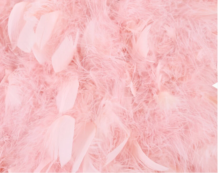 LET-SETTING new winter coat fur coat ostrich feathers turkey feather coat Women fur coat  jacket