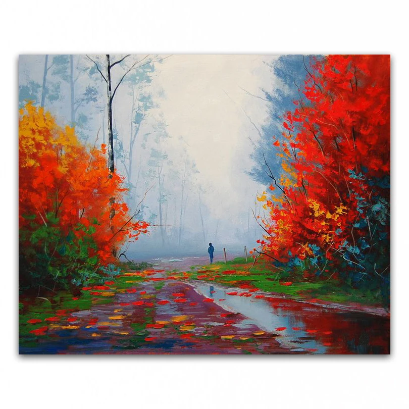 

hand painted oil painting high quality landscape art painting pictures hone decor painting DM-15102609